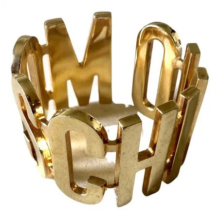 moschino gold bracelet