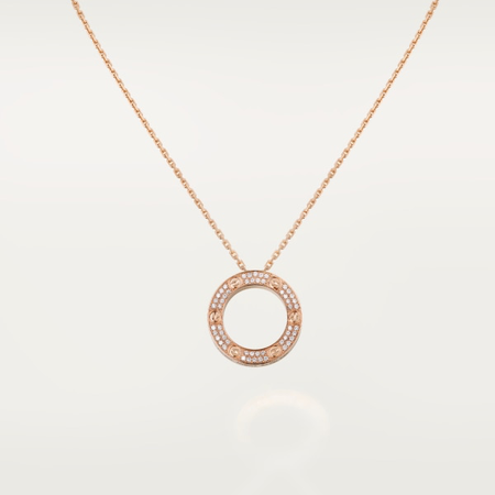 love Cartier necklace rose gold