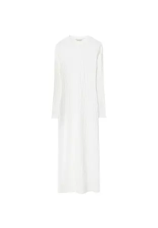 Long ribbed dress - Women's Just in | Stradivarius United States