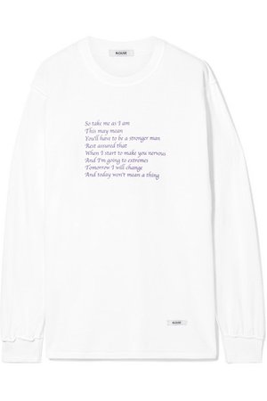BLOUSE | Printed cotton-jersey top | NET-A-PORTER.COM