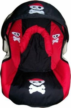 Red and Black Skull Infant Car Seat Cover | eBay