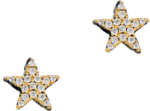West Point Star Stud Earrings
