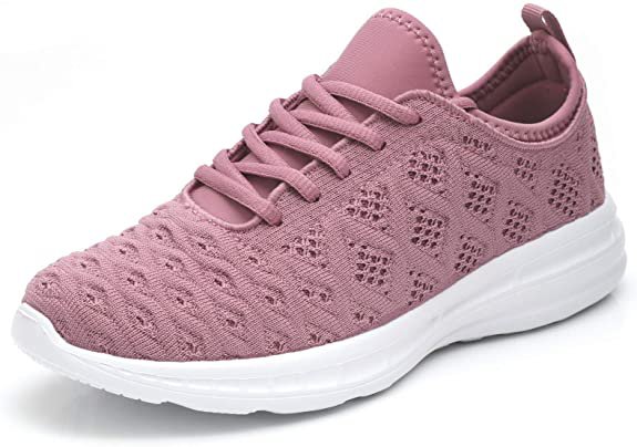 Amazon.com | JOOMRA Women Casual Shoes Breathable Gym Jogging Walking Knit Spring Sport Athletic Fashion Tennis Sneakers Blue Size 9 | Shoes