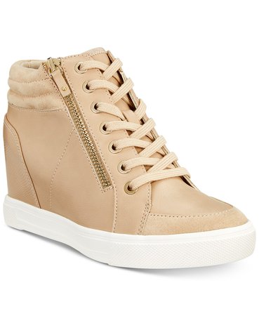ALDO Kaia Lace-Up Wedge Sneakers