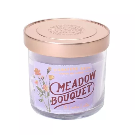 4oz Lidded Glass Jar Candle Meadow Bouquet - Signature Soy : Target