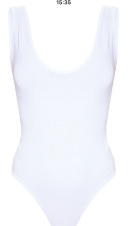 white bodysuit - PLT