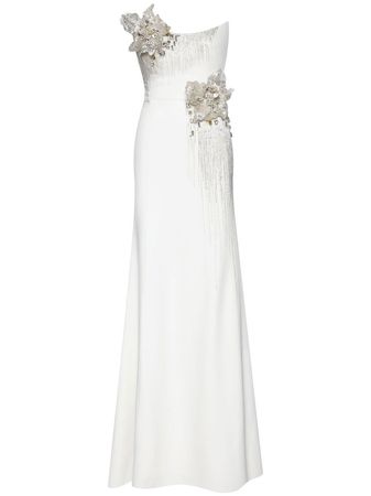Oscar De La Renta crystal-embellished Strapless Gown - Farfetch