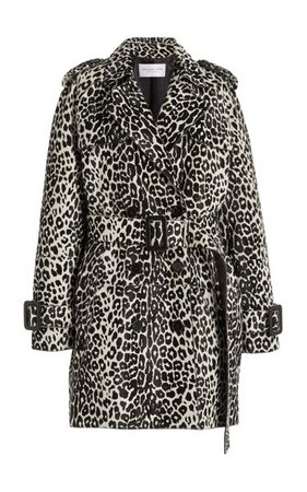 Double-Breasted Calf Hair Trench Coat By Michael Kors Collection | Moda Operandi