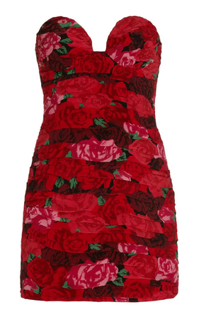 red rose dress