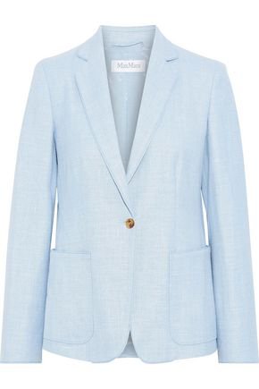 Wool-blend twill blazer | OSCAR DE LA RENTA | Sale up to 70% off | THE OUTNET