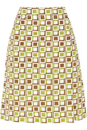 Prada | Printed cotton skirt | NET-A-PORTER.COM