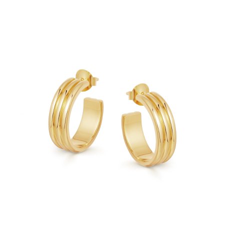 Gold Ancien Hoops | 18ct Gold Plated | Missoma | Missoma Limited