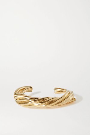Gold Gold-tone cuff | Bottega Veneta | NET-A-PORTER