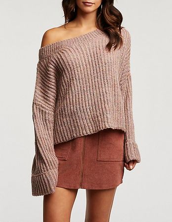 Off The Shoulder Sweater | Charlotte Russe
