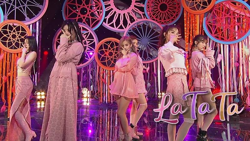 "Debut Stage" (G) I-DLE (children) - LATATA @ Popular song Inkigayo 20180506