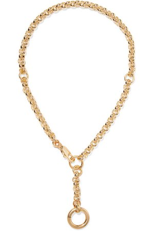 Laura Lombardi | Rina gold-plated necklace | NET-A-PORTER.COM