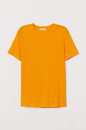 Lyocell T-shirt - Orange