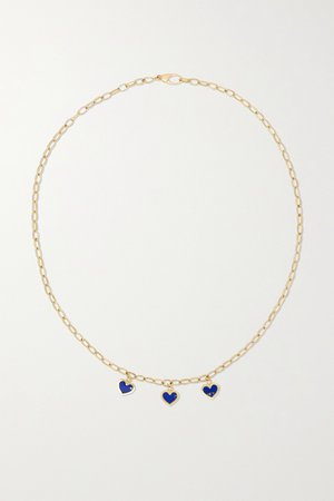 Gold Small Edith 18-karat gold lapis necklace | Jennifer Meyer | NET-A-PORTER