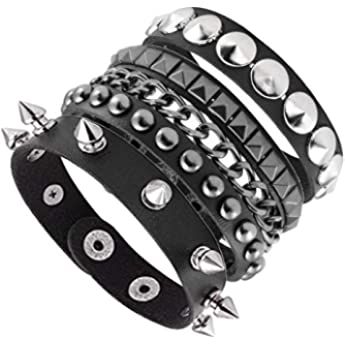 spiked cuffs bracelet