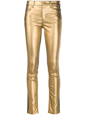 Versace Jeans Couture two-tone Skinny Jeans