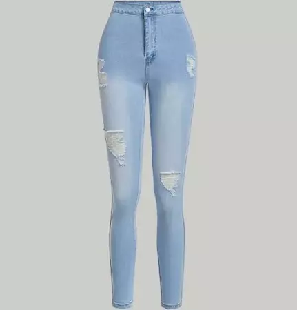 tight bkue jeans  - Google Search