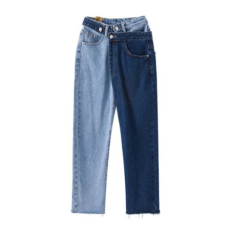 Asymmetrical Splice Jeans – Mary Cheffer