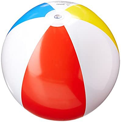 Amazon.com: Intex FBA_59020Ep 3 Pack Glossy Panel Colorful Beach Ball Inflatable Pool, 20": Toys & Games