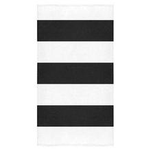 Black White Stripes Bath Towel 30"x56" – Rockin Docks Deluxephotos