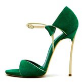 Ericdress Green Open Toe Low-Cut Stiletto Sandals -m.ericdress.com