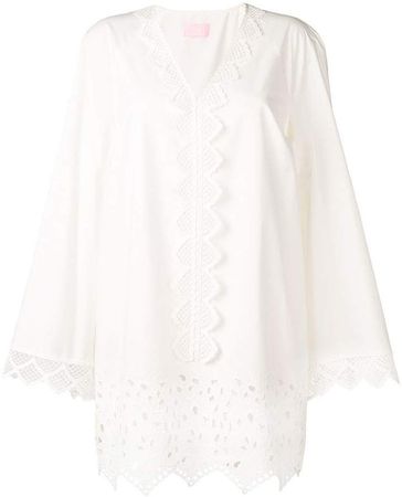 broderie anglaise tunic dress