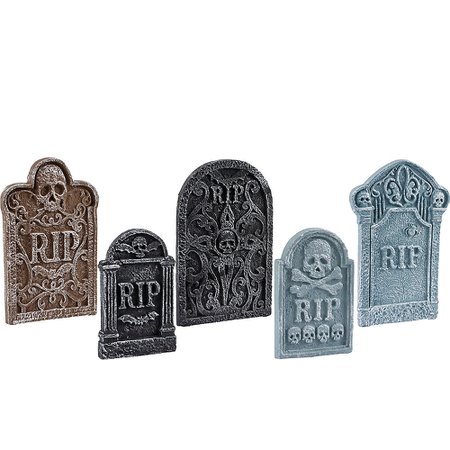 Value Pack Tombstone Decorations | Party City
