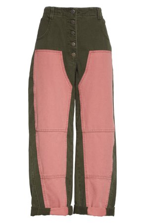 Rachel Comey Handy Colorblock Crop Pants | Nordstrom