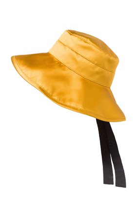 Shiny Perfection Silk-Satin Bucket Hat by Dorothee Schumacher | Moda Operandi