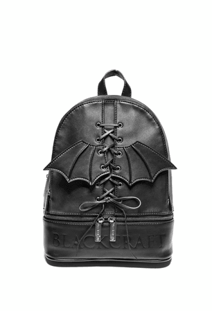 Bat Wing - Lace Up Backpack Purse/Bag– Blackcraft Cult