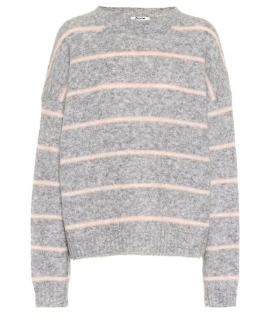 Striped Wool-Blend Sweater - Acne Studios | Mytheresa