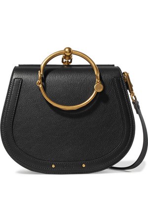 Chloé | Nile Bracelet medium leather and suede shoulder bag | NET-A-PORTER.COM