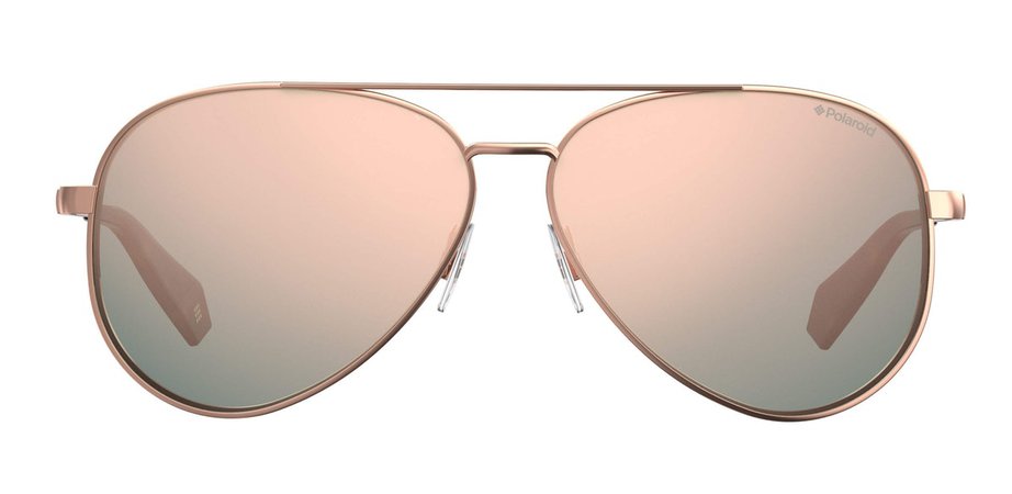 Polaroid x Love Island Women's Sunglasses | Mirrored Aviator | PLD6069 Rose Gold/Pink | Vision Express