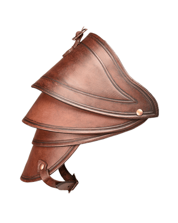 leather pauldron