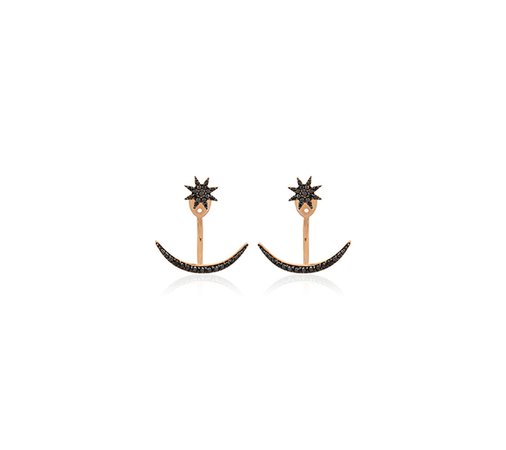 The Moon & North Star Earring | Earrings | Products | BEE GODDESS