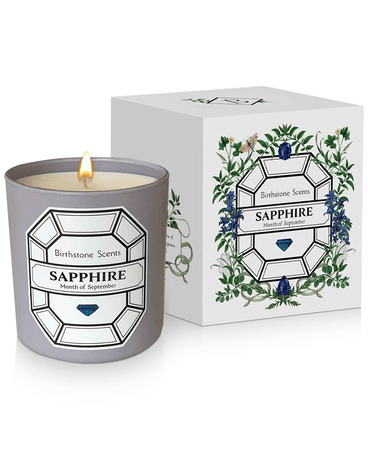 Sapphire candle