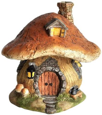 Amazon.com: Top Collection Miniature Fairy Garden and Terrarium Mushroom Fairy House Statue: Garden & Outdoor
