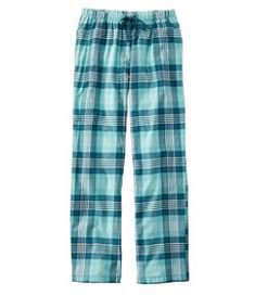 L.L. Bean Flannel Sleep Pants, Deepwater Blue