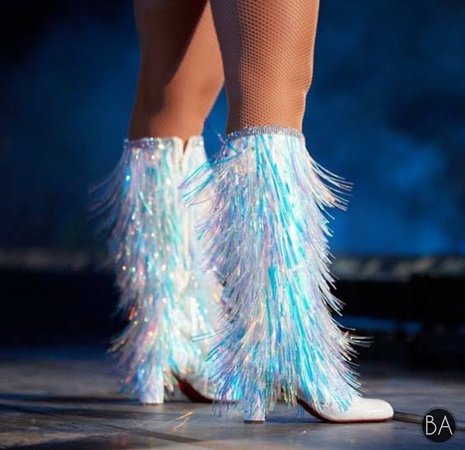 Beyoncé coachella fringe boots