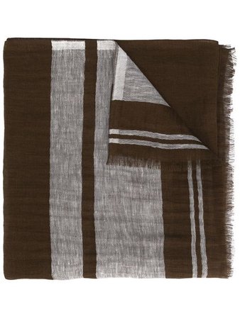 Brunello Cucinelli striped scarf