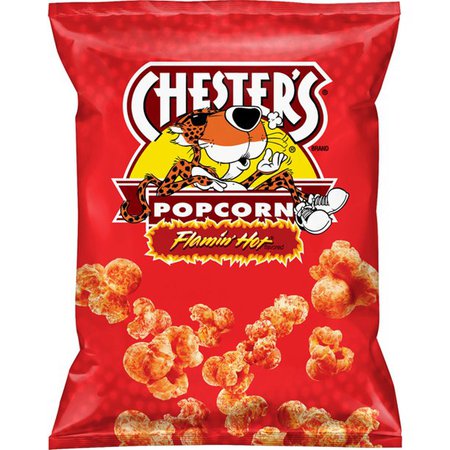 (4 Pack) Chesters Flamin' Hot Popcorn, 4.25 oz - Walmart.com