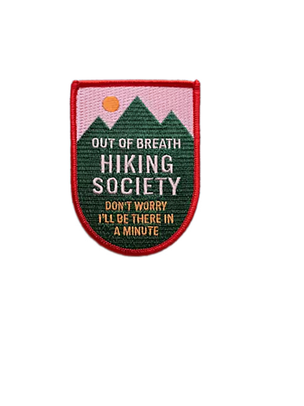funny patches hiking