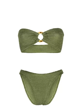 Hunza G Gloria ring-detail Bikini Set