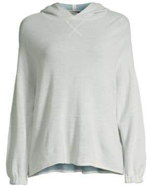 Women's Oversize Hooded Sweatshirt - Baby Blue - Size XS