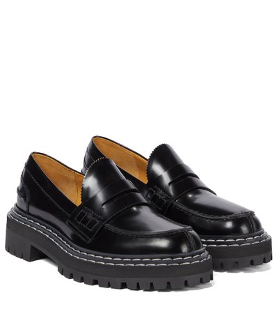 Proenza Schouler - Leather loafers | Mytheresa