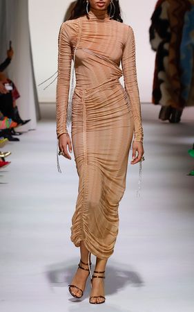 Ruched Stretch Crepe Midi Dress By Missoni | Moda Operandi